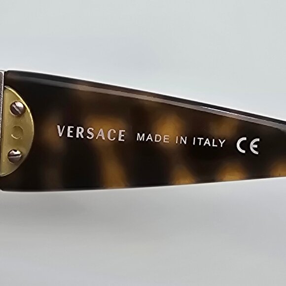 Versace Mod. 4111-B 108/3 Dark Tortoise Rhinestone Frame Brown Lens Sunglasses main image 11